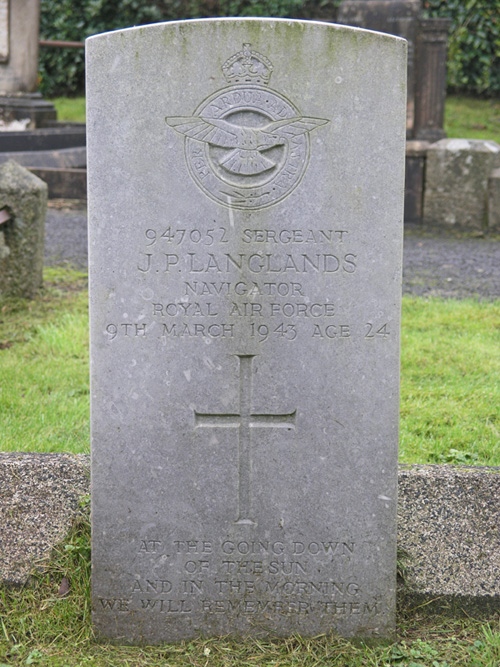 John Porter Langlands gravestone