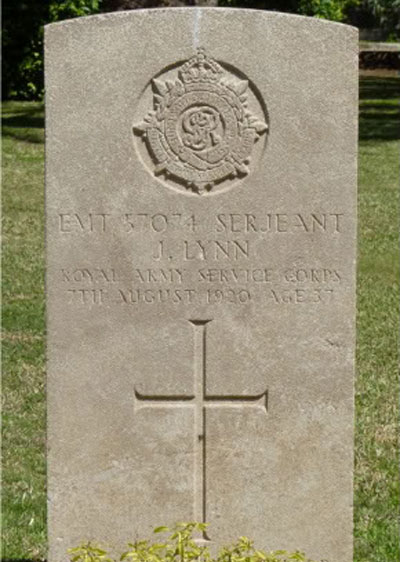 James Lynn gravestone