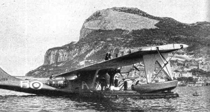 Catalina flying boat at Gibraltar
