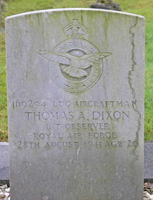 Thomas A Dixon gravestone