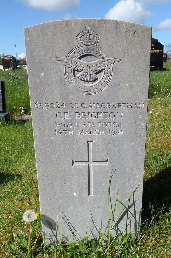 Charles Edmund Brighton's gravestone