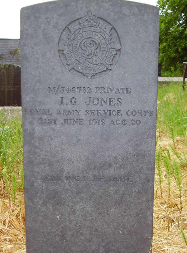 John -George Jones' gravestone