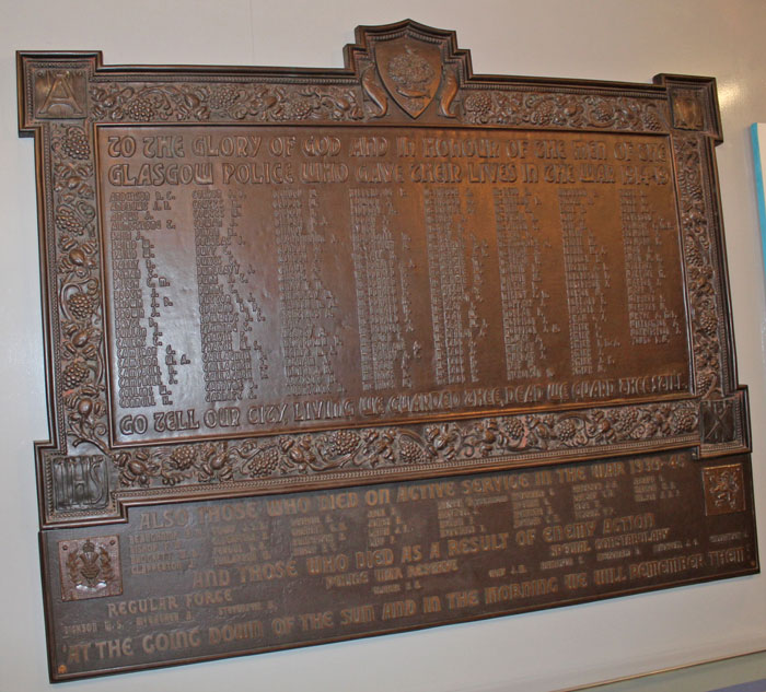 Glasgow Police War Memorial