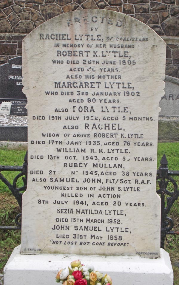 Family grave in Brackaville Parish Church