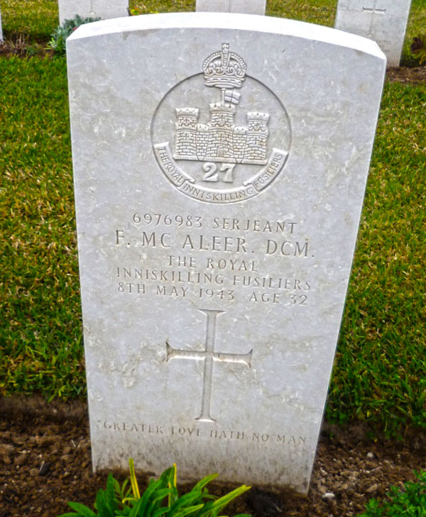 Frank McAleer gravestone