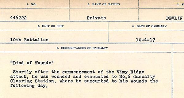 Circumstances of death registers