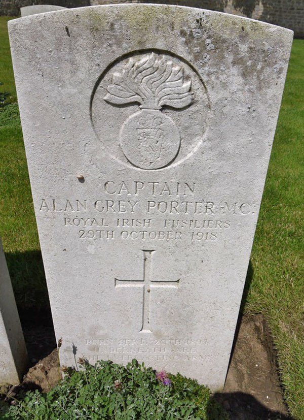 Captain Alan Grey Porter - Terlincthun British Cemetery